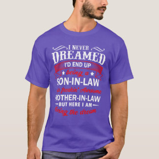 T-shirt Fils Dans La Loi D'Une Mère Merveilleuse Fou Dans