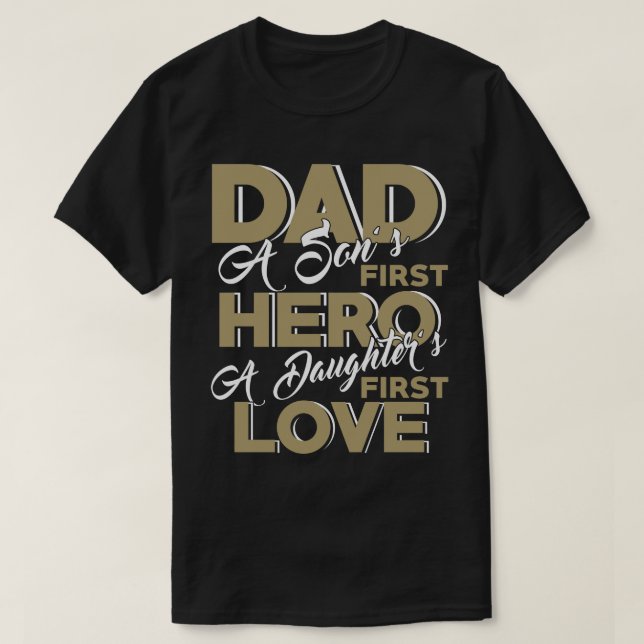 T-shirt Fils de chemise de papa, idée de cadeau de fête (Design devant)