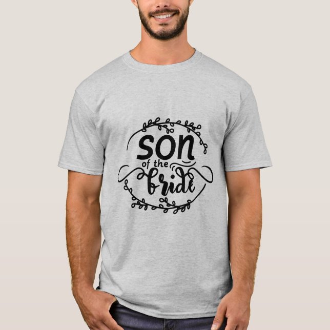 T-shirt Fils de la mariée (Devant)