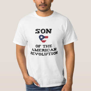 T-shirt Fils de la révolution américaine USA Star Eagle Da