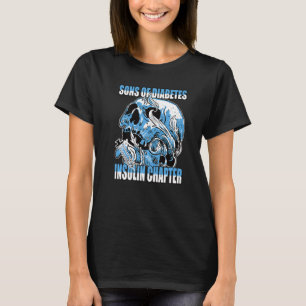 T-shirt Fils de la seringue d'insuline du diabète
