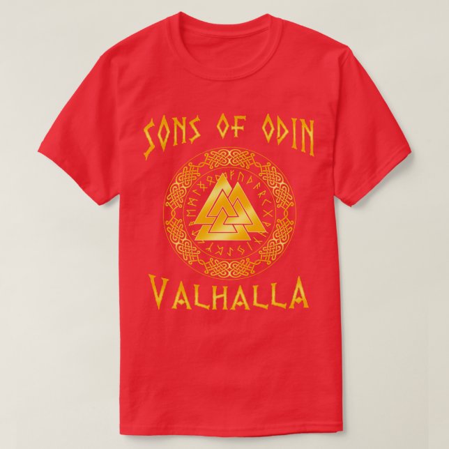 T-shirt Fils d'Odin Valhalla 8 (Design devant)