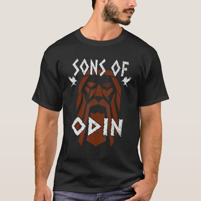 T-shirt Fils d'Odin Vikings Valhalla Viking (Devant)