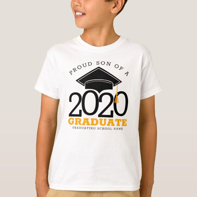 T-shirt Fils fier d'un diplômé chaque année (Devant)