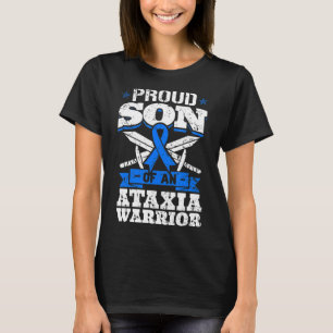 T-shirt Fils Fier D'Un Guerrier Ataxien Déchiré De Sensibi