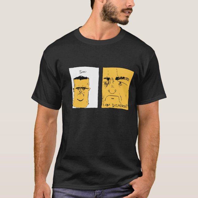 T-shirt Fils je suis déçois (Devant)