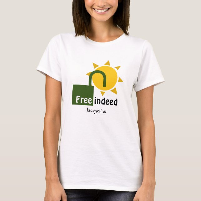 T-shirt FILS PERSONNALISÉ PLACE LIBRE EN EFFET Christian (Devant)