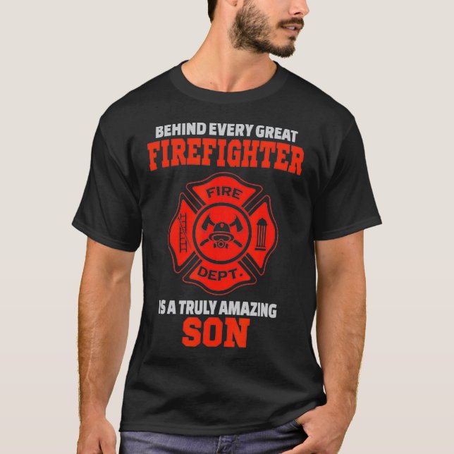 T-shirt Fils pompier (Devant)