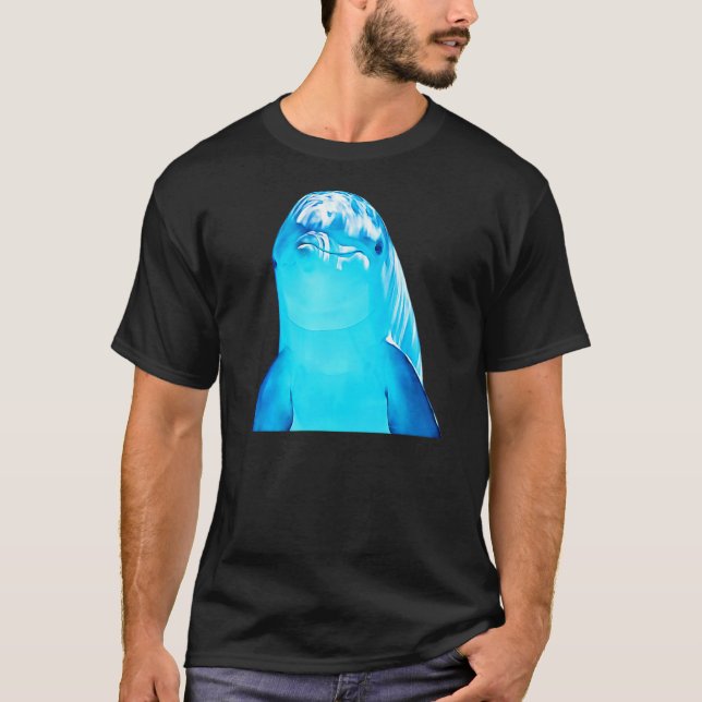 T-shirt Filtre à peinture à huile Mer Vie Océans Mélange D (Devant)