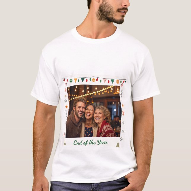 T-shirt Fin de l'année Fête" T-shirt (Devant)