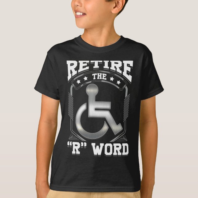 T-shirt Fin de l'épreuve d'invalidité en fauteuil roulant  (Devant)