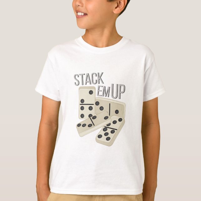 T-shirt Fin de support de pile (Devant)