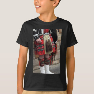T-shirt Fin écossaise de joueur de pipeau, cadeau écossais
