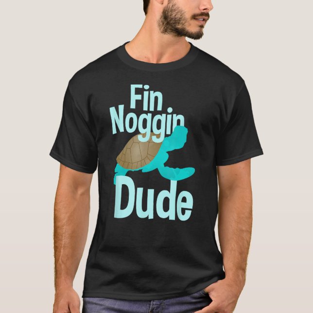 T-shirt Fin Noggin Dude (Devant)
