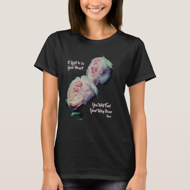 T-shirt Find Your Way Home Inspirational Rumi Quote   (Devant)