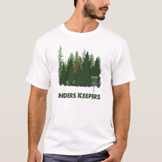 T-shirt Finders Keepers Disk Golf Tee