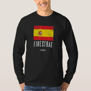 T-shirt Finestrat Espagne Es Drapeau Ville - Bandera Ropa