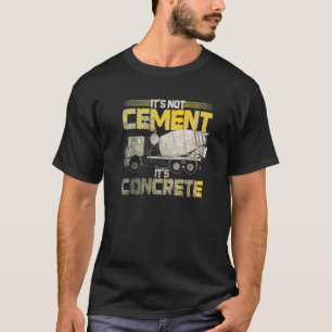 T-shirt Finisseur De Béton Pas Cement Son Mason De Béton
