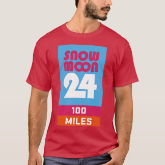 T-shirt Finisseur de la lune de neige 24 100 miles