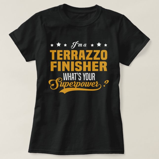 T-shirt Finisseur Terrazzo (Design devant)