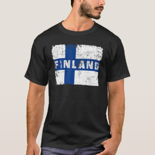 T-shirt Finlande Drapeau Finale Fierté Souvenir Nation Fin