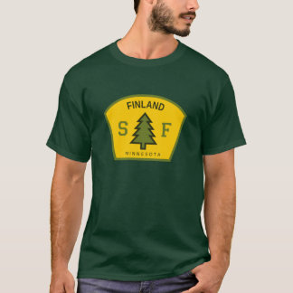 T-shirt Finlande État Forêt Minnesota