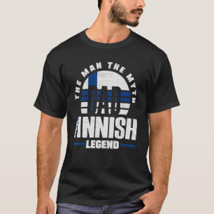 T-shirt Finlande Finlande Finlande Père du drapeau