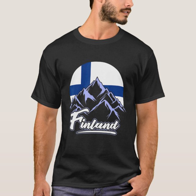 T-shirt Finlande Pour Femmes Lapon Finlandia Hommes Sisu L (Devant)