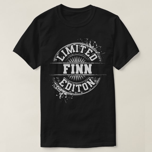 T-shirt FINN Funny Nom de famille Arbre de famille Anniver (Design devant)