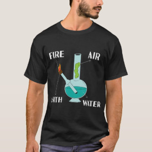 T-shirt Fire Air Earth Eau Tous Les Éléments En Un Seul Bo