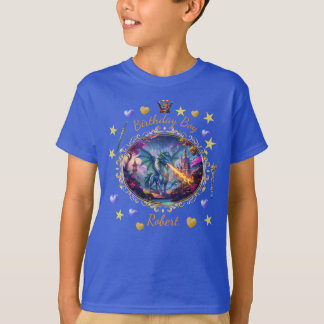 T-shirt Fire Breathing Dragon Royal Prince Birthday