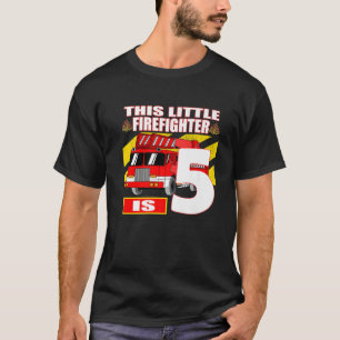 T-shirt Fire Truck Birthday