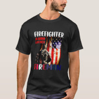 Firefighter Husband Father Fireman American Flag