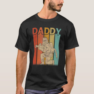 T-shirt Firefighter Style Rétro Vintage Papa Graphic Fath