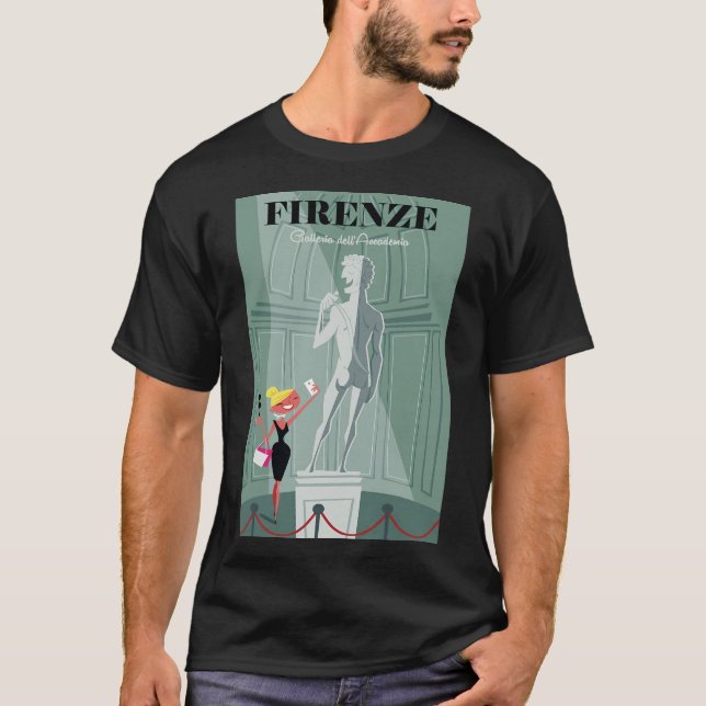 T-shirt Firenze Poster (Devant)