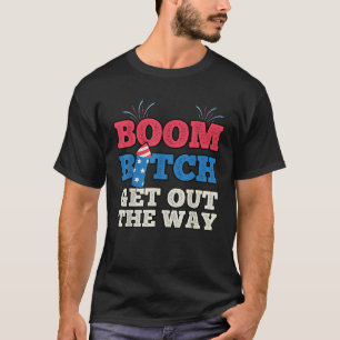T-shirt Fireworks Directeur du système de tir Funny Boom 4
