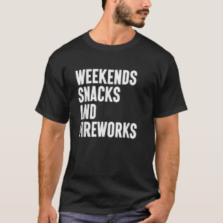 T-shirt Fireworks I Love Fireworks pour hommes et femmes