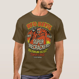 T-shirt Fireworks TShirtRed Devil Super Firecrackers 98 TS