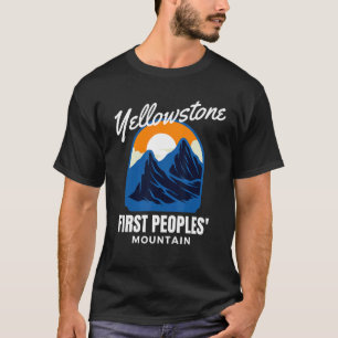 T-shirt First Peoples Mountain Yellowstone National Park M