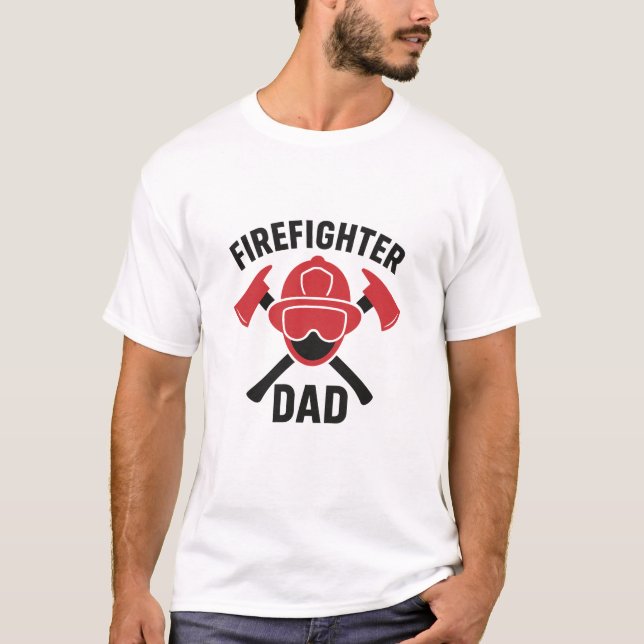 T-shirt First Responder Gift for Hero Fathers  (Devant)