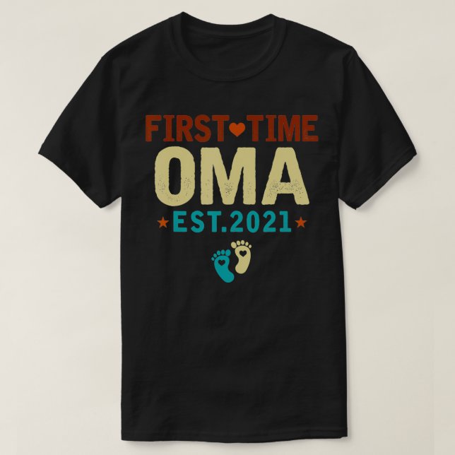 T-shirt First Time Oma Est (Design devant)