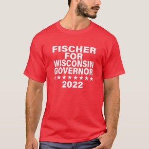 T-shirt Fischer Pour La Chemise Officielle Du Gouverneur