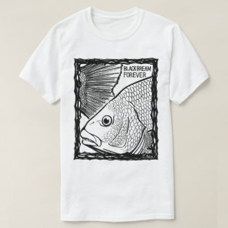 T-shirt Fish Forever EYES : BLACK BREAM