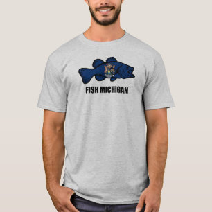 T-shirt Fish Michigan