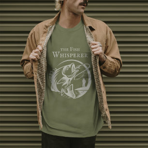 T-shirt Fish Whisperer Sports Extérieurs Pêche