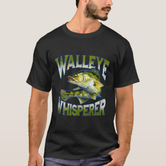 T-shirt Fisher de pêche au whisky de walleye