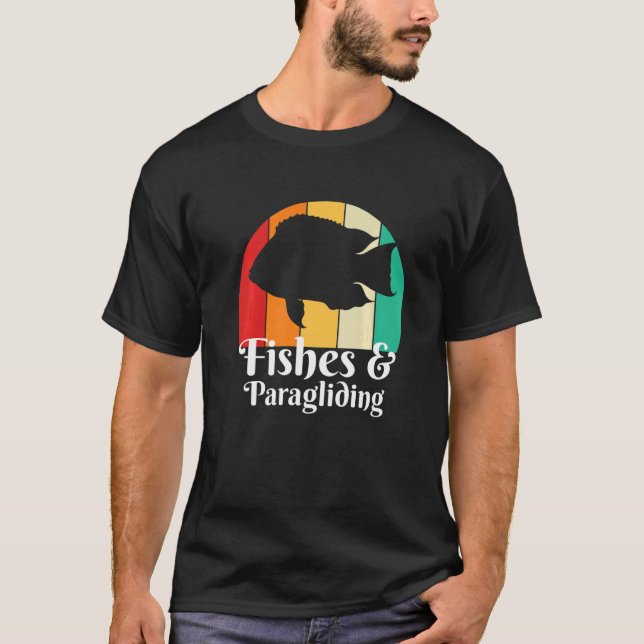 T-shirt Fishes And Paragliding   (Devant)