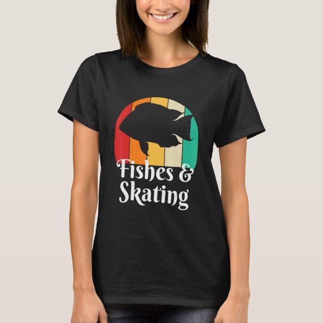 T-shirt Fishes And Skating (Devant)