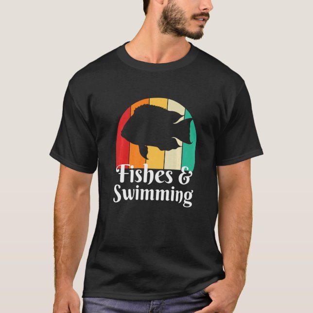 T-shirt Fishes And Swimming   (Devant)