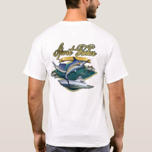 T-shirt Fishin allé